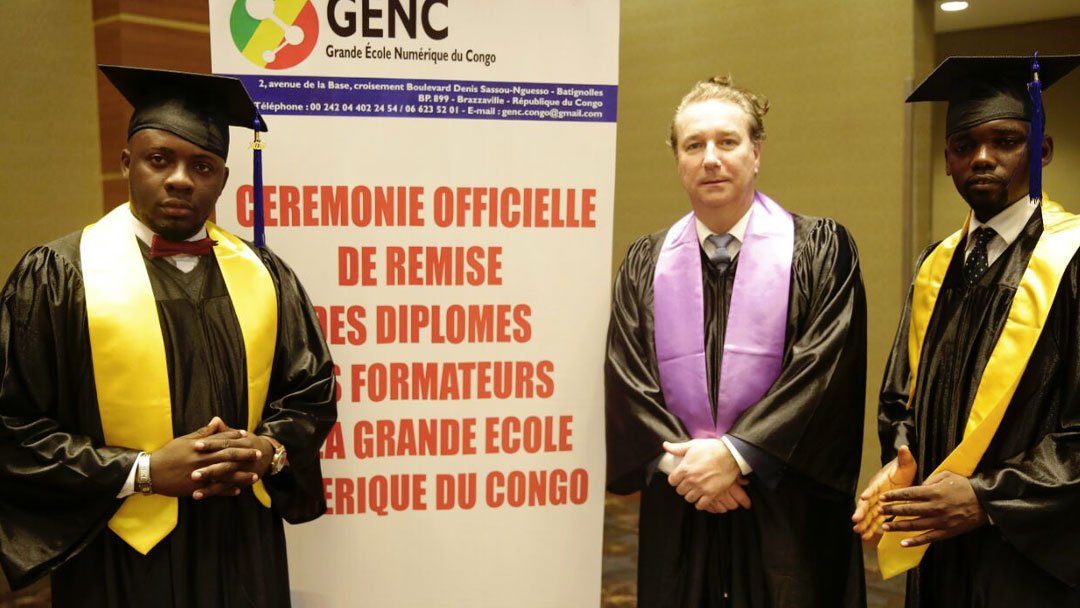 Grande Ecole du Numérique du Congo : 3 membres de l’ AMID diplômés